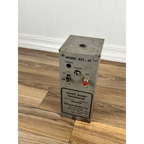 VINTAGE BABCOCK BCT-10 MAGIC WAND 27Mhz 1ch TRANSMITTER R/C MODEL AIRPLANE - Picture 2 of 5
